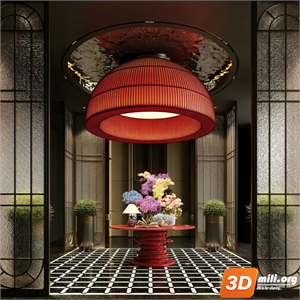 Lobby Decoration Skp Files 